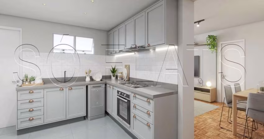 Apartamento à venda no Jardim Paulista, com 100m², 3 dormitórios e 1 vaga de garagem
