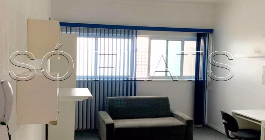 Edifico Copan, studio disponível para locação com 30m² e 1 dormitório no Centro de São Paulo.