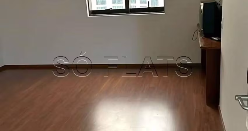 Apto sem mobilia no q.i disponível para locação contendo 24m², 1 dormitório e 1 vaga.