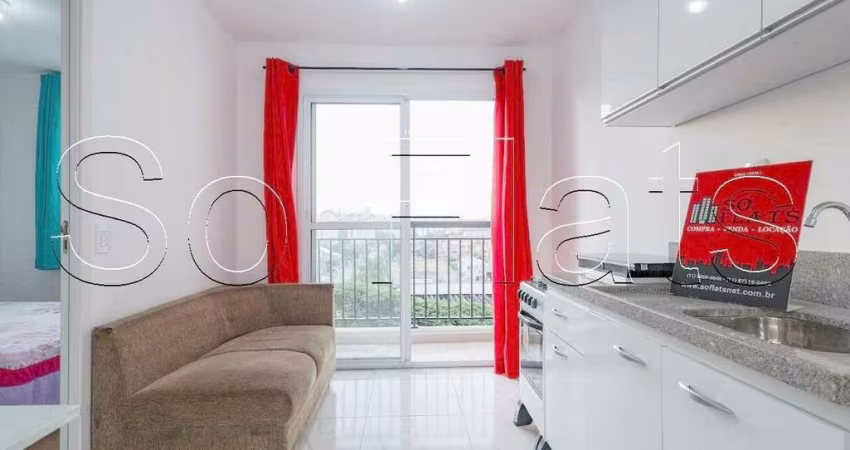 Apartamento estilo studio com 24m² no  Butantã totalmente mobiliado.