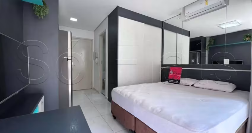 Setin downtown luz, flat com 22m², 01 dormitório disponível para locação no centro de são paulo.