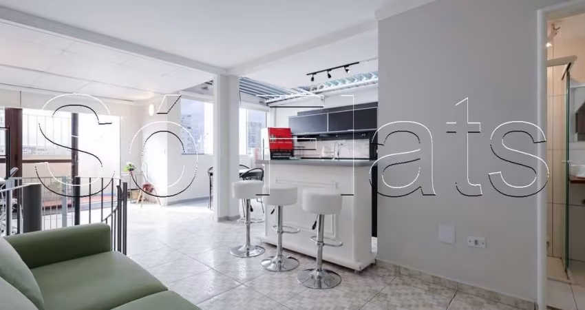 Flat The Plaza, apto Duplex disponível para venda com 93m², 1 dormitório e 2 vagas de garagem