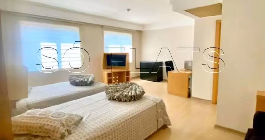 Apto no Slaviero Guarulhos contendo 29m², 1 dormitório e 1 vaga disponível para locação.
