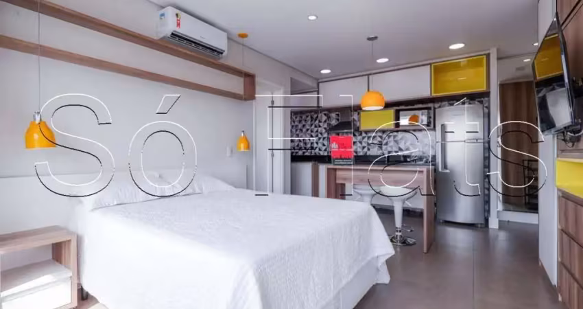 You now aclimação, flat disponível para locação com 35m², 01 dormitório e 01 vaga de garagem.