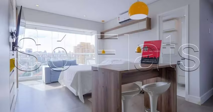 You now aclimação, studio disponível para locação com 35m², 01 dormitório e 01 vaga de garagem.