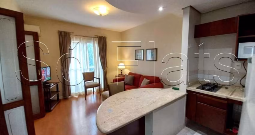 Flat Mercure SP JK, disponível para venda com 31m² 1 dormitório e 1 vaga à venda.