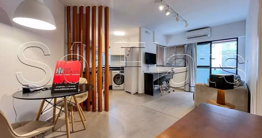 Apto no Fortune disponível para locação contendo 37m², 01 dormitório e 01 vaga de garagem.