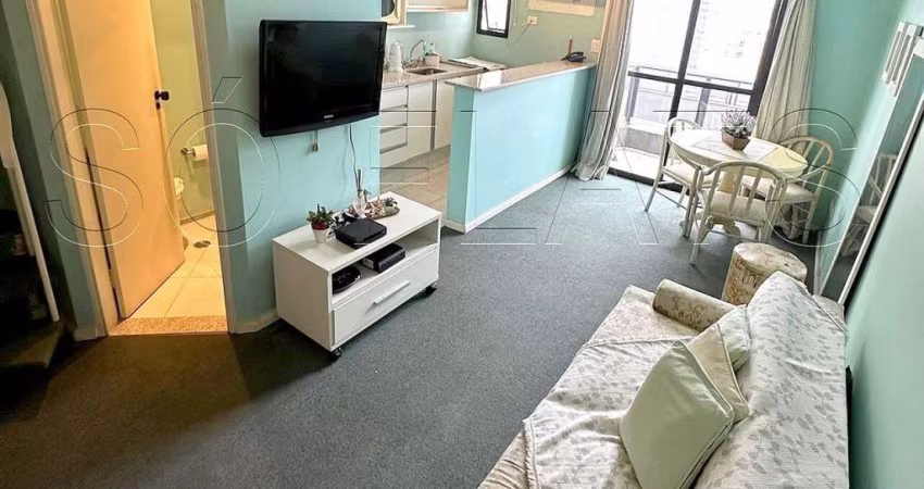Flat Place Vendome disponível para venda com 50m², 01 dorm e 01 vaga de garagem