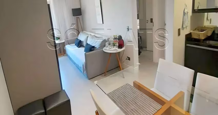 Flat São Paulo Suíte Service disponível para venda com 37m², 1 dormitório e 1 vaga de garagem