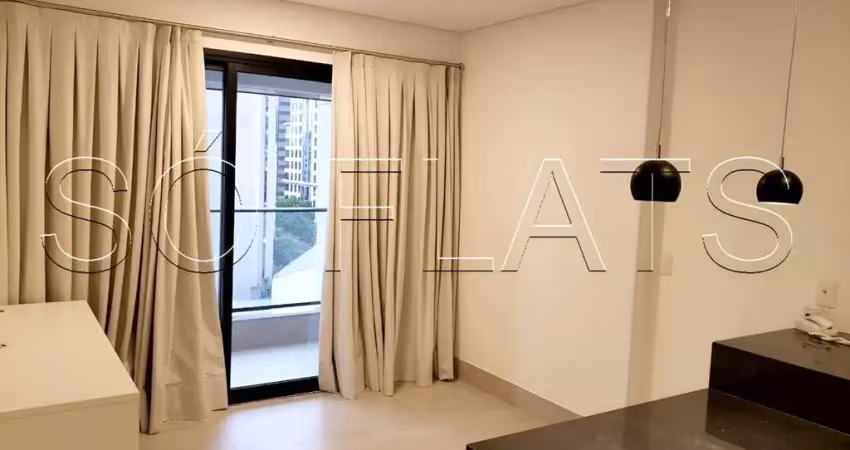 Apartamento disponível para locação no itaim bibi completamente equipado ao lado hospital são luiz.