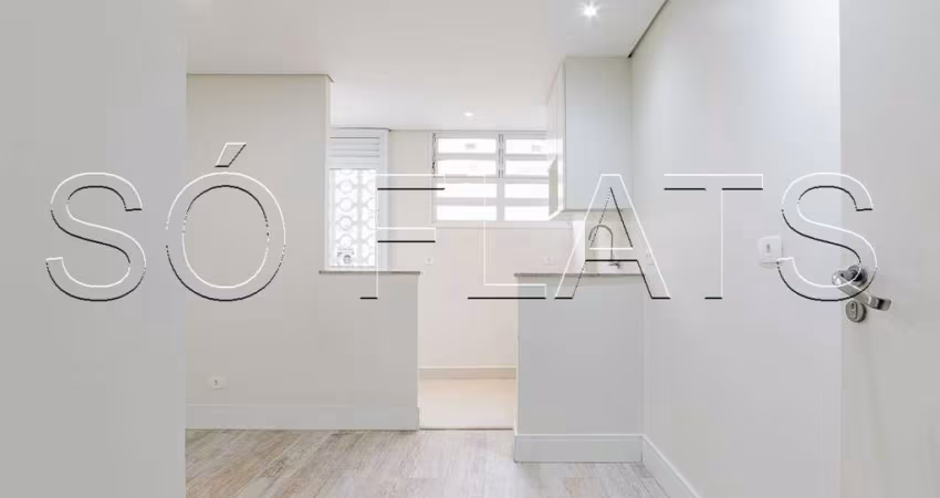 Apartamento no Jardim Paulista com 01 dormitório próximo ao Hospital Sírio-Libanês.