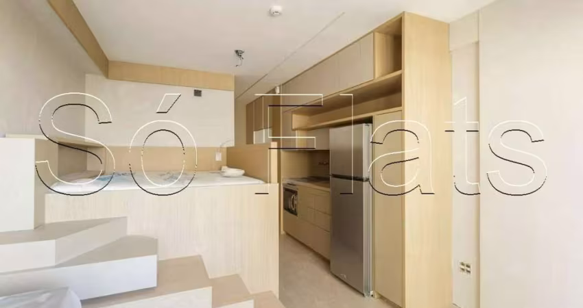 Residencial Voxx Vila Nova, apto disponível para locação com 33m² e 01 dormitório
