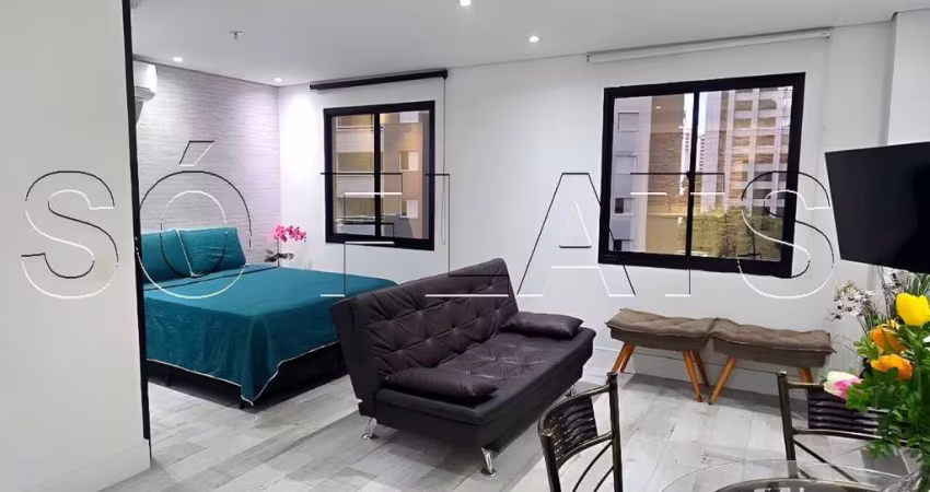 Flat Adagio Moema,. disponível para venda com 37m², 1 dormitório e 1 vaga de garagem