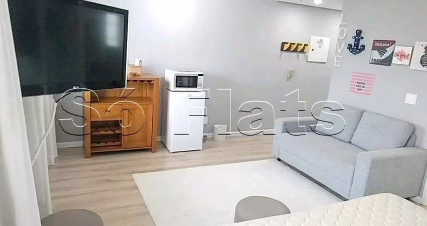 Flat Slaviero Moema disponível para venda com 26m², 01 dormitório e 01 vaga