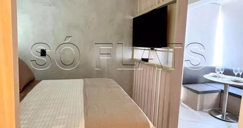 Studio Hub Alto da Boa Vista, apto disponível para locação contendo 24m² e 1 dormitório.