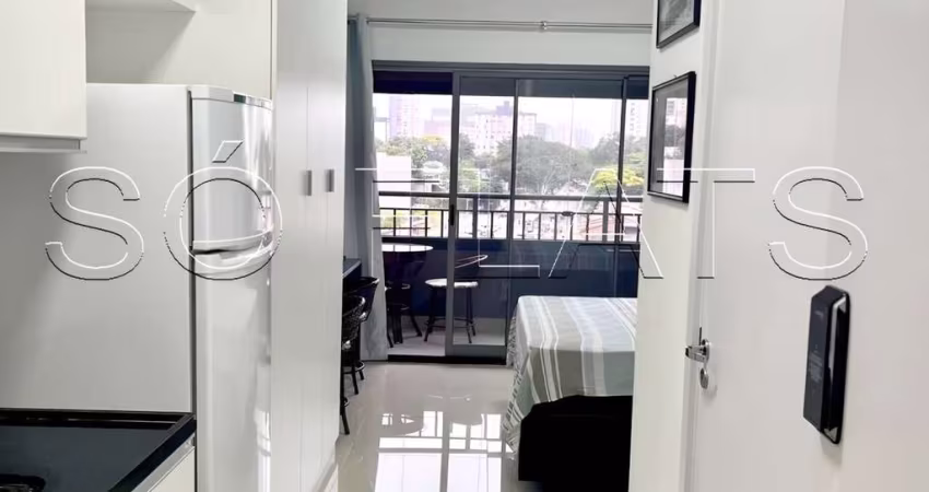 Studio Estilo Chácara Santo Antônio, apto disponível para locação contendo 28m² e 1 dormitório.