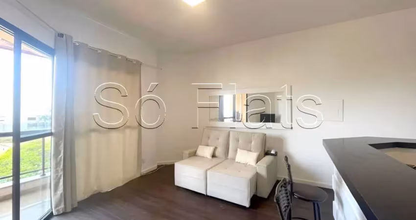 Apartamento no montecattini com 42m², 1 dormitório, 1vaga de garagem no morumbi.