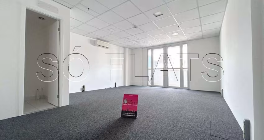 Sala Comercial Haddock Office, disponível para venda com 40m² e 2 vagas de garagem.