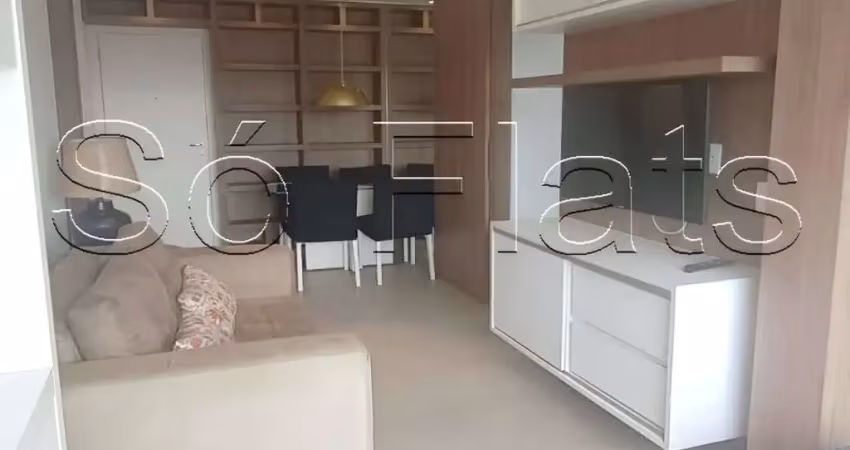 Residencial code berrini, apartamento disponível para locação com 44m², 1 dormitório e 1 vaga.