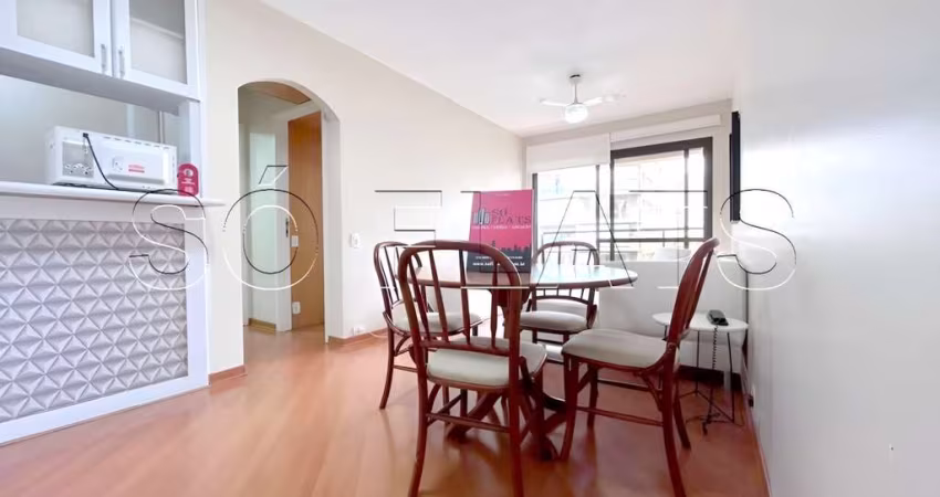 Flat disponível para locação bem localizado ficando próx da Av. Paulista e Metrô Trianon.