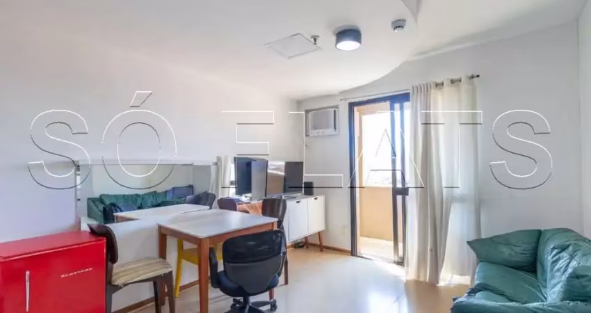 Flat riverside disponível para venda com 35m², 01 dorm e 1 vaga de garagem