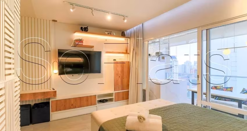 Residencial Landing Campo Belo, Studio disponível para venda com 42m², 1 dormitório e 1 vaga