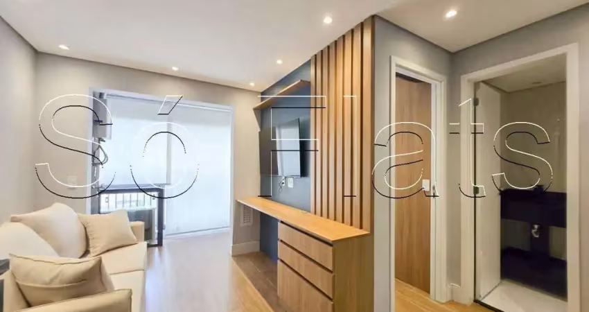 Residencial Kronos, apto disponível para locação contendo 32m², 1 dormitório e 1 vaga de garagem.
