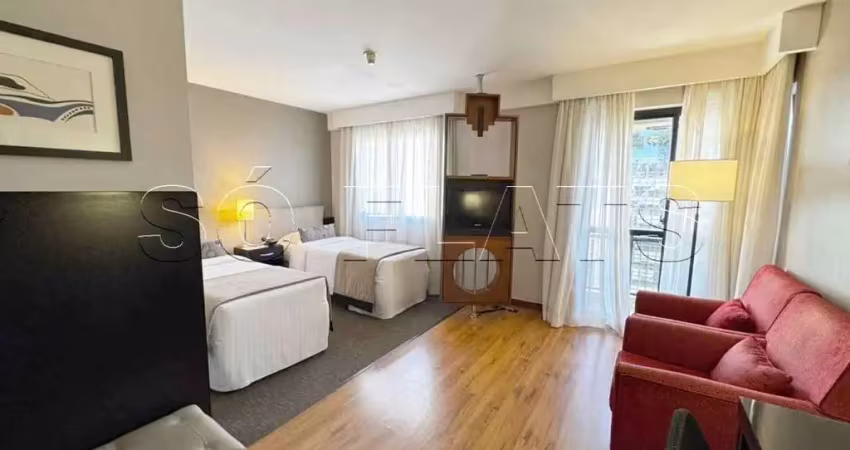 Flat na rua funchal para investimento em oportunidade única!