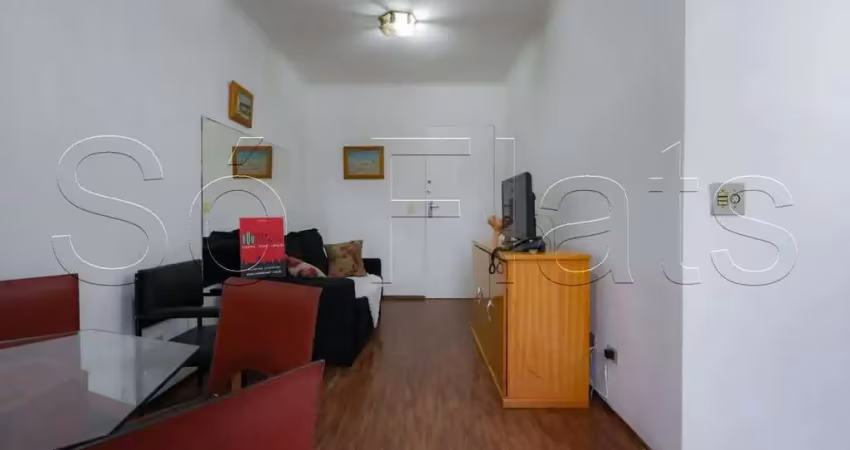 São paulo suíte service, flat disponível para locação contendo 36m², 01 dormitório e 01 vaga.