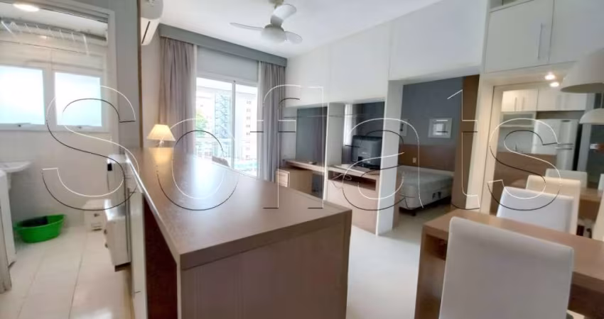 Flat disponível para locação prox. da Avenida Paulista e Shopping Center 3 com 1 dormitório e 1 vaga