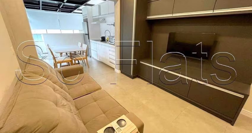 VN Gomes de Carvalho, Apartamento Duplex disponível para venda com 60m², 1 dormitório e 1 vaga