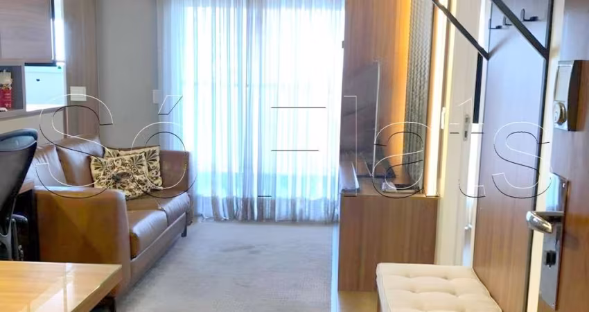 Flat Diogo Home disponível para venda com 47m², 1 dormitório e 1 vaga de garagem