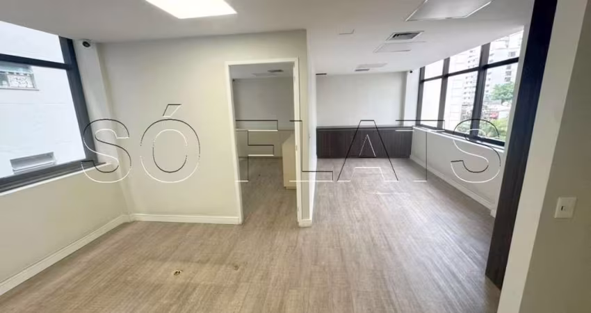 Conjunto Comercial Beka, disponível para locação contendo 103m² e 2 vagas de garagem.