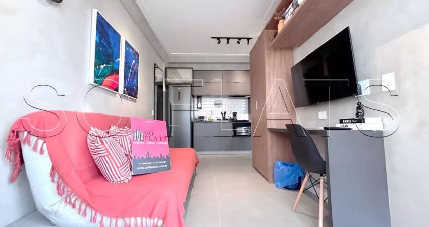 Residencial Kronos Vila Madalena, apto disponível para locação contendo 35m², 1 dormitório e 1 vaga.