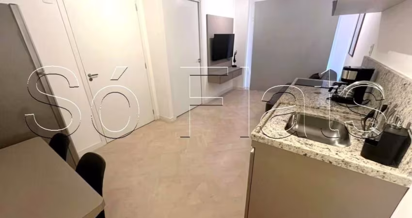 Mobi One Paulista, apto disponível para locação com 33m² e 1 dormitório no bairro dos Jardins.