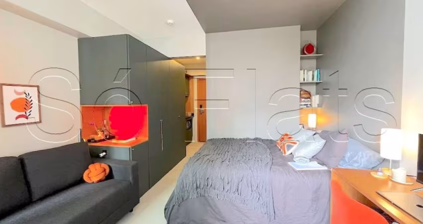 Studio Terrae, studio com 24m², disponível para locação na Vila Madalena.