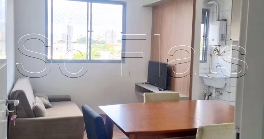 Residencial Urban Mooca I, apto disponível para locação contendo 35m² e 1 dormitório.
