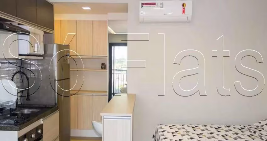 Studio Is Moema, disponível para locação, contendo 34m² e 1 dormitório.
