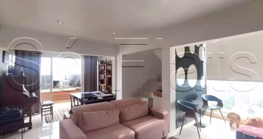 Residencial Concetto, apto na cobertura disponível para locação contendo 140m², 2 dorms e 3 vagas.
