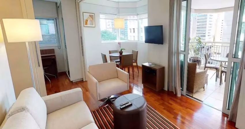 Apartamento no Flat Estanconfor Vila Olímpia com 02 dorms