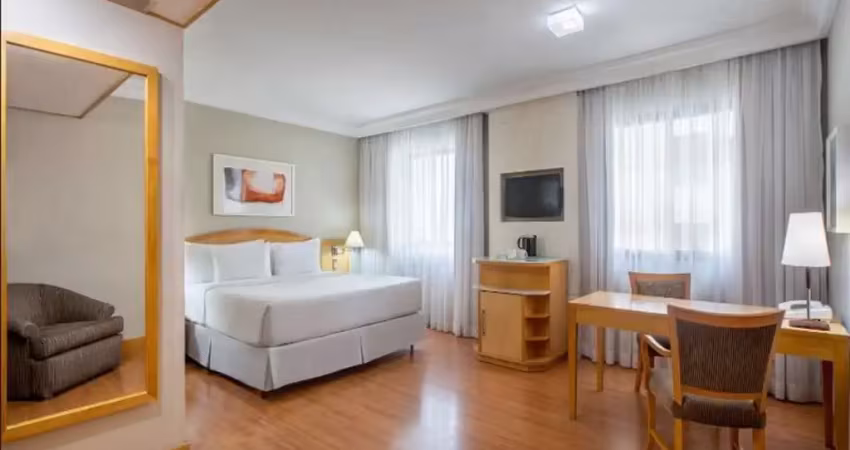 Flat Tryp Higienopolis disponível para venda com 27m² e 01 vaga de garagem