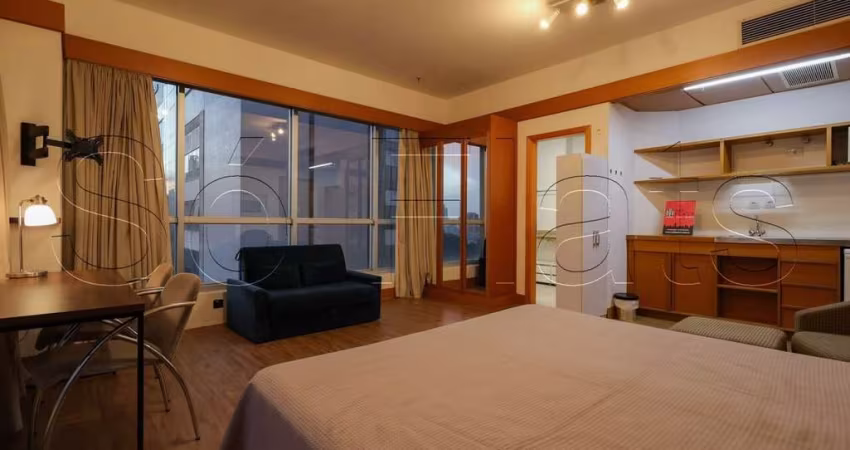 Flat Wyndham Nortel disponível para venda com 39m², 01 dorm e 01 vaga de garagem
