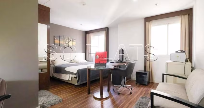 Flat Wyndham São Paulo Paulista disponível para venda com 27m², 1 dormitório e 1 vaga de garagem