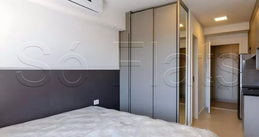 Studio Go Campo Belo, apartamento disponível para locação com 25m² e 1 dormitório