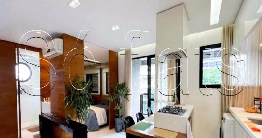 Espaço Alpha, flat disponível para locação com 58m², 01 dormitório e 02 vagas de garagem.