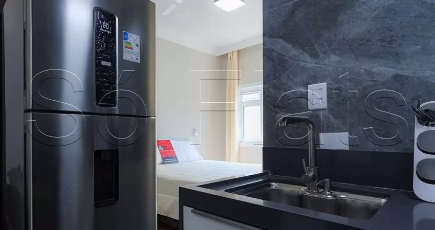 Residencial Fortuna, studio disponível para locação contendo 30m² e 01 dormitório.