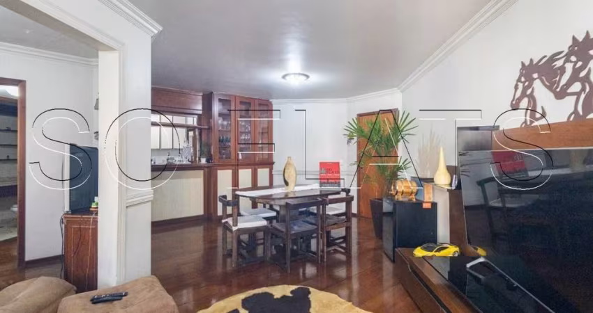 Apto no The Sutton House, disponível para locação com 120m², 03 dorms e 02 vagas.