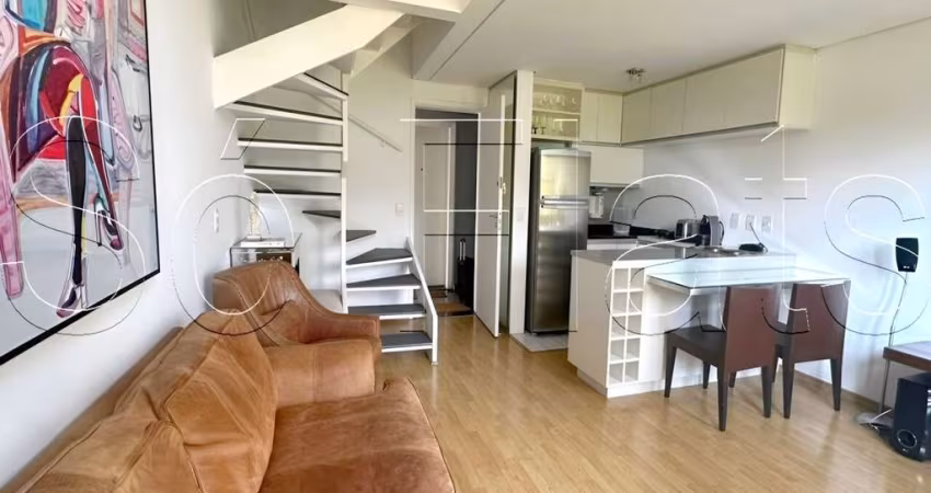 Flat no Residencial Urbanos Duplex com 50m², 1 dormitório 1 vaga de garagem disponível para locação.