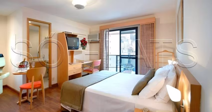 Flat para investimento nos Jardins, próximo a Av. 9 de Julho