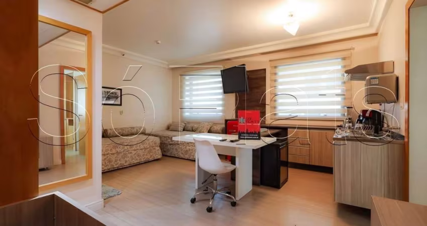 Flat Tryp Higienópolis disponível para venda com 43m², 02 dorms e 01 vaga de garagem